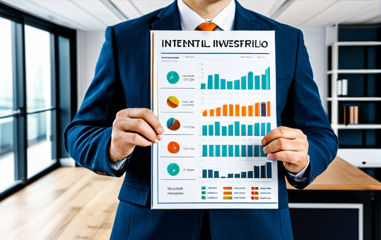 Diversified Investment Portfolio**
"A visually appealing chart showcasing a balanced investment portfolio with sections representing stocks, bonds, real estate, and a small segment for cryptocurrencies. The chart is set against a backdrop of a modern, bright office space. Fully clothed, professional attire. Safe for work. Appropriate content. Perfect anatomy, correct proportions, well-formed hands, natural pose, professional, modest, family-friendly."
**