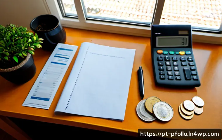 Home 17 투자 포트폴리오의 변동성 관리 방안 - Photorealistic overhead view of a Portuguese investor’s tidy home office desk, a diverse spread of u...